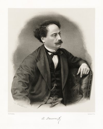 Alexandre Dumas by Pierre Petit